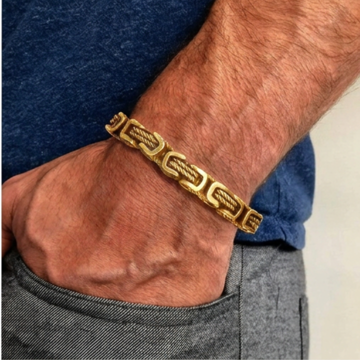 Rustiva™ | Scandinavische Stalen Herenarmband
