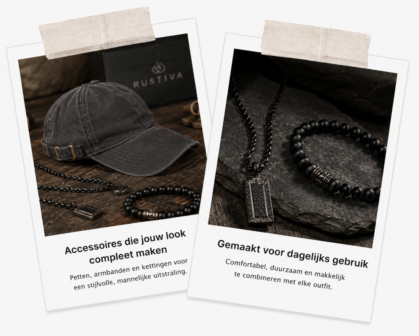 Accessoires met karakter, ontworpen om elke dag te dragen