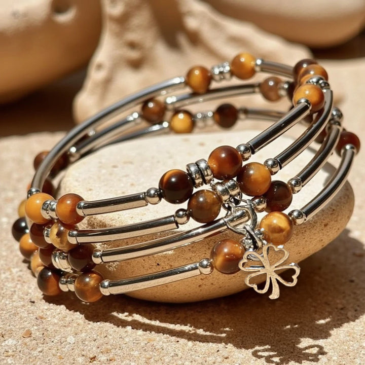 Rustiva™ | Elegante Eyecatcher Natuurstenen Armband