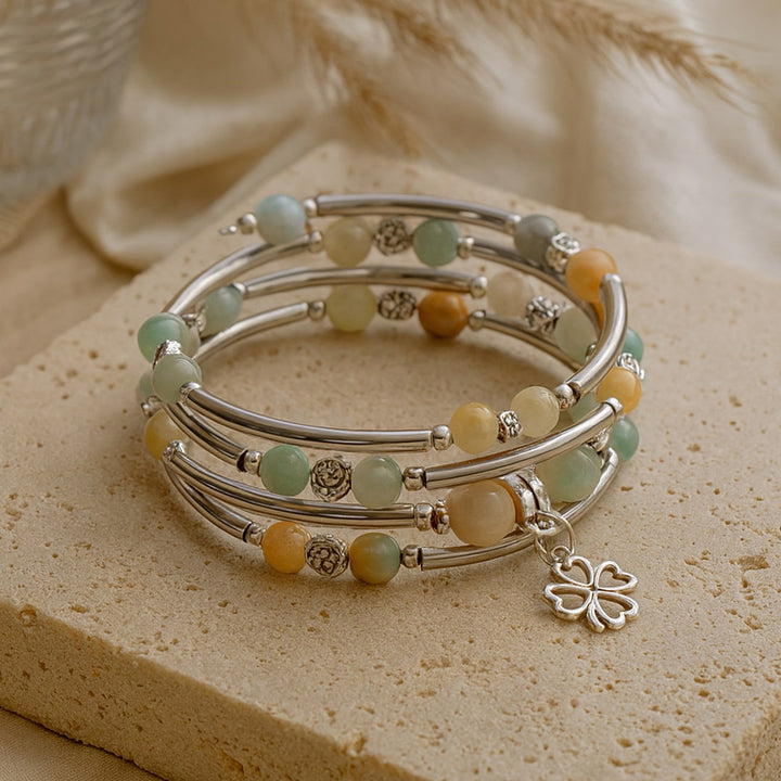 Rustiva™ | Elegante Eyecatcher Natuurstenen Armband