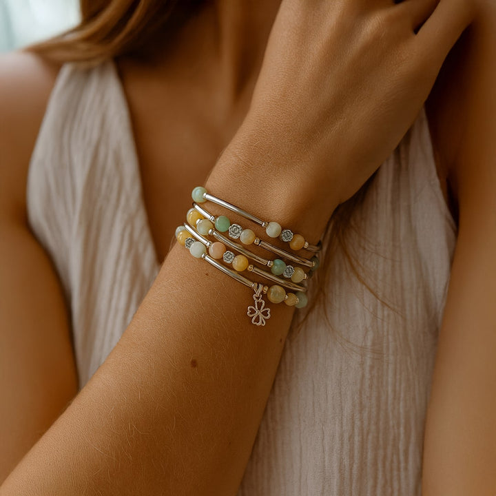 Rustiva™ | Elegante Eyecatcher Natuurstenen Armband