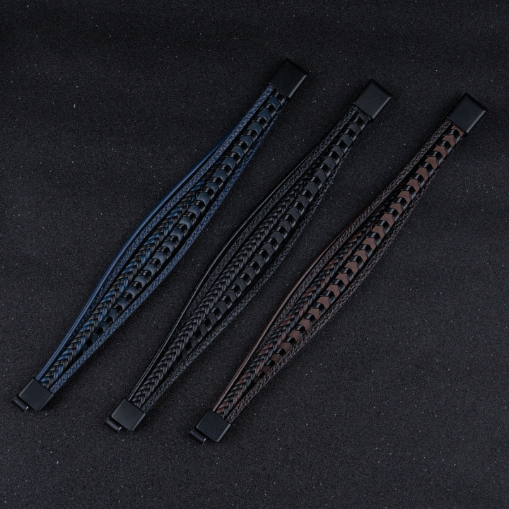 Rustiva™ | Lederen Herenarmband – robuust, stijlvol en tijdloos