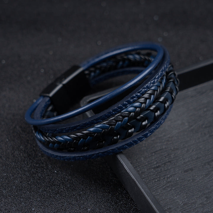 Rustiva™ | Lederen Herenarmband – robuust, stijlvol en tijdloos