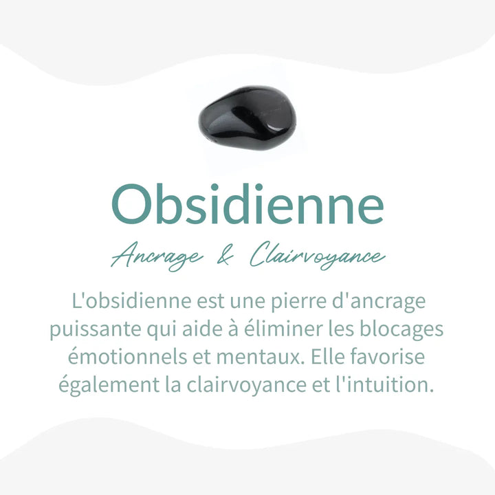 Beschermende Armband met Tijgeroog, Hematiet & Obsidiaan