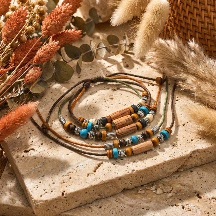Rustiva™ | Vintage Heren Ketting & Armband Set