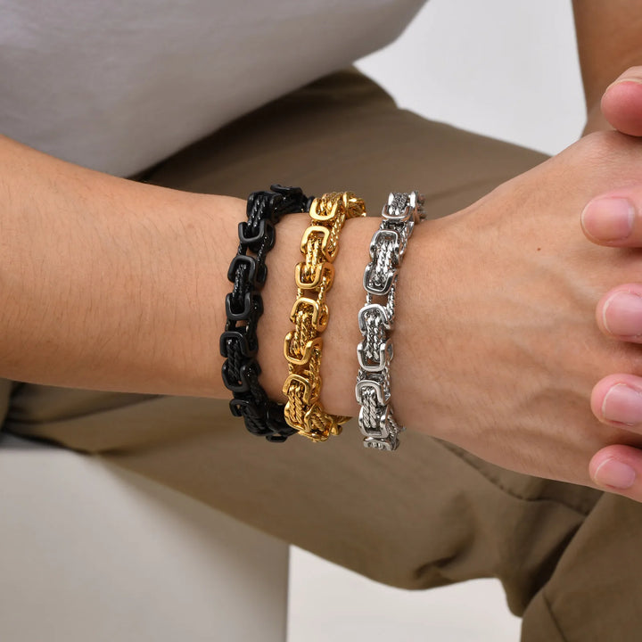 Rustiva™ | Scandinavische Stalen Herenarmband