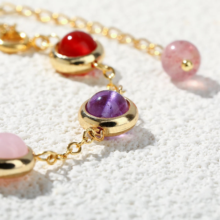 Rustiva™ | 7 Chakra Armband met Natuurlijke Edelstenen