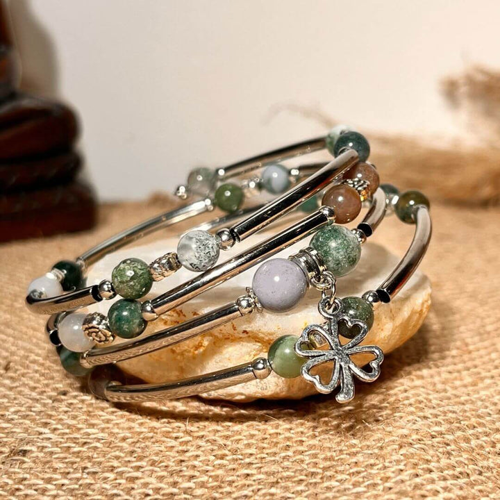 Rustiva™ | Elegante Eyecatcher Natuurstenen Armband