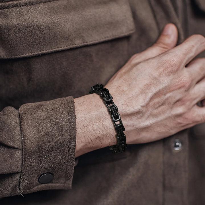 Rustiva™ | Scandinavische Stalen Herenarmband