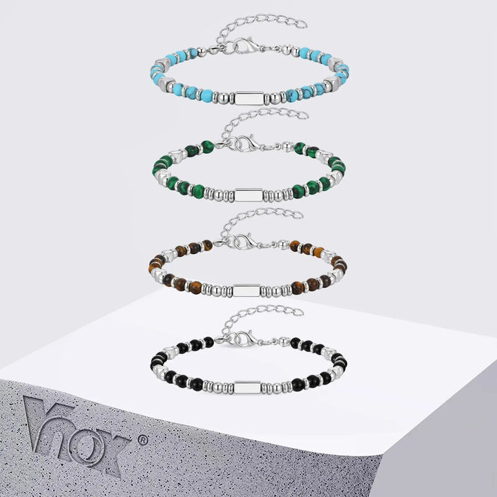 Rustiva™ | Natuursteen Armband Voor Heren