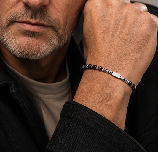 Rustiva™ | Natuursteen Armband Voor Heren