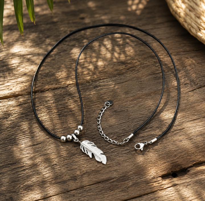 Rustiva™ | Tijdloze Veren Ketting Voor Heren