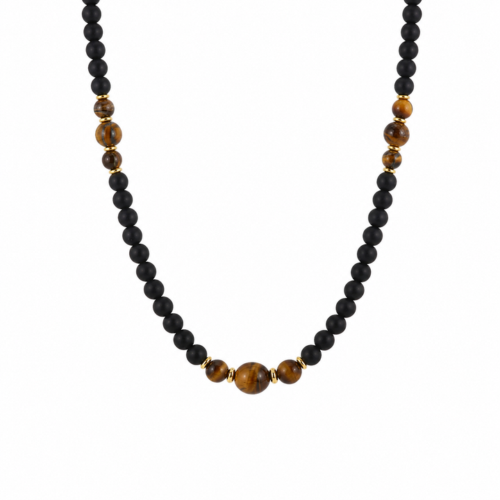 Rustiva™ | Zomerse Natuursteen Kralenketting Voor Heren