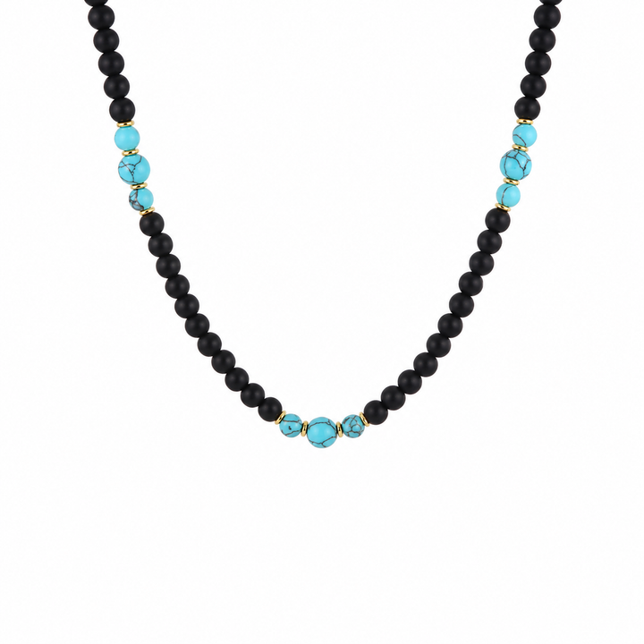 Rustiva™ | Zomerse Natuursteen Kralenketting Voor Heren