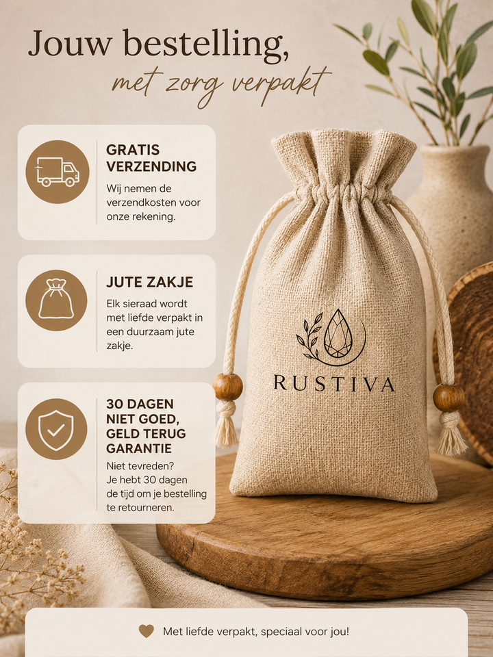 Rustiva™ | Rustgevende Natuurstenen Armband