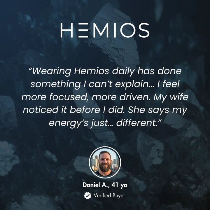 Rustiva™ | Hematiet Armband voor Kracht & Focus