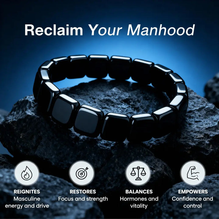 Rustiva™ | Hematiet Armband voor Kracht & Focus