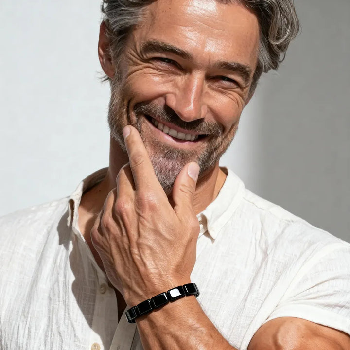 Rustiva™ | Hematiet Armband voor Kracht & Focus