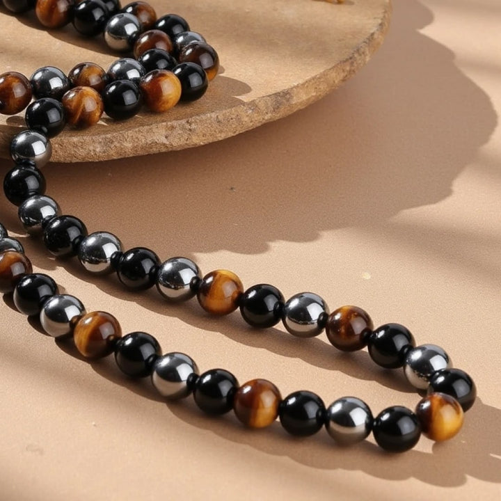 Rustiva™ | Stoere Natuursteen Ketting voor Heren
