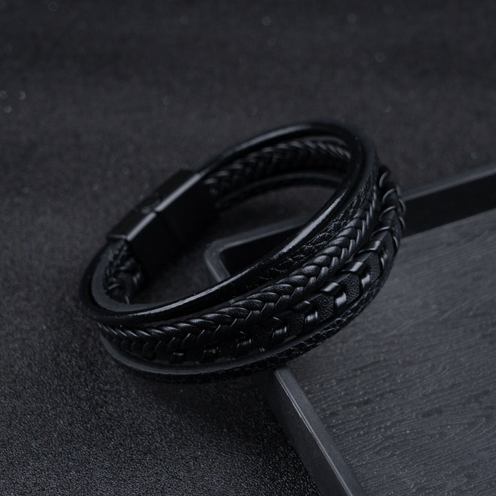Rustiva™ | Lederen Herenarmband – robuust, stijlvol en tijdloos