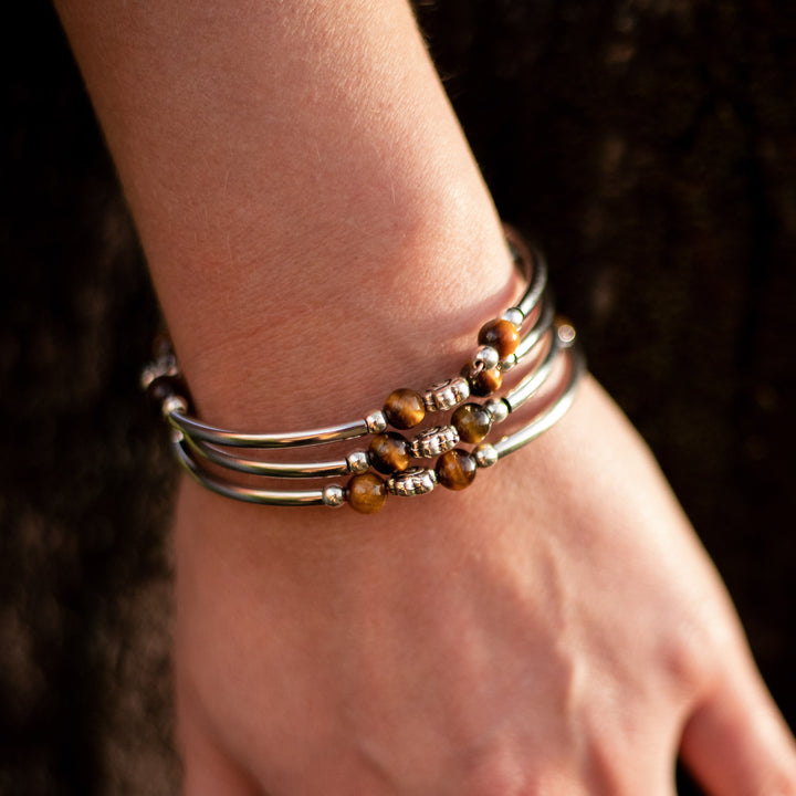 Rustiva™ | Elegante Eyecatcher Natuurstenen Armband