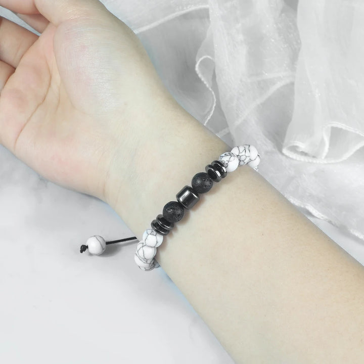 Rustiva™ | Luxe Natuursteen Heren Armband