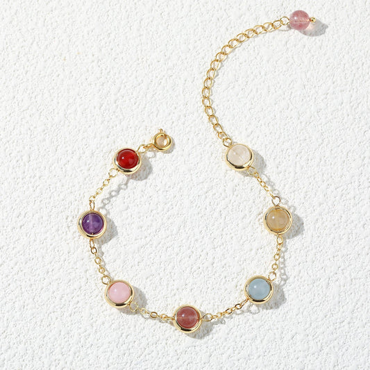 Rustiva™ | 7 Chakra Armband met Natuurlijke Edelstenen