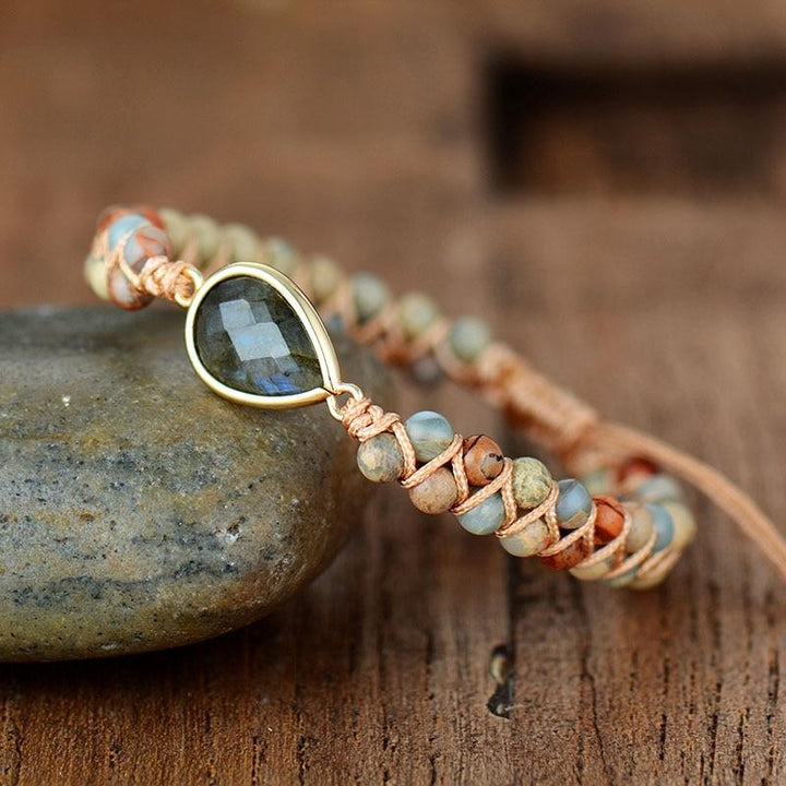 Zomerse Boho Armband met Natuursteen