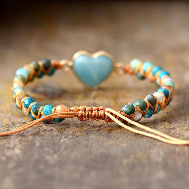 Zomerse Boho Armband met Natuursteen