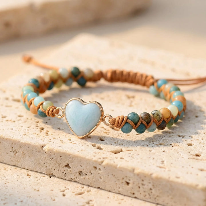 Zomerse Boho Armband met Natuursteen